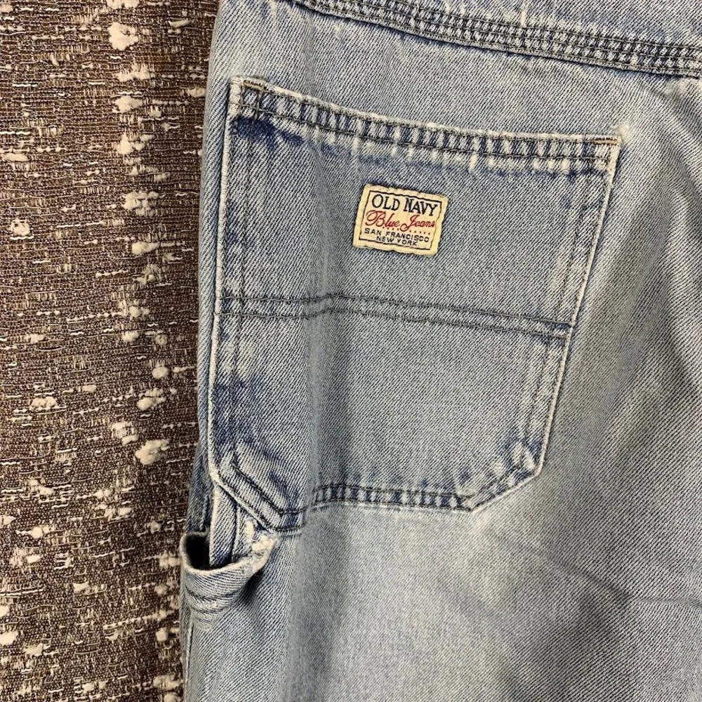 Vintage Old Navy Carpenter Jeans Mens 31x29 Light Wash Baggy Skater Y2K Denim